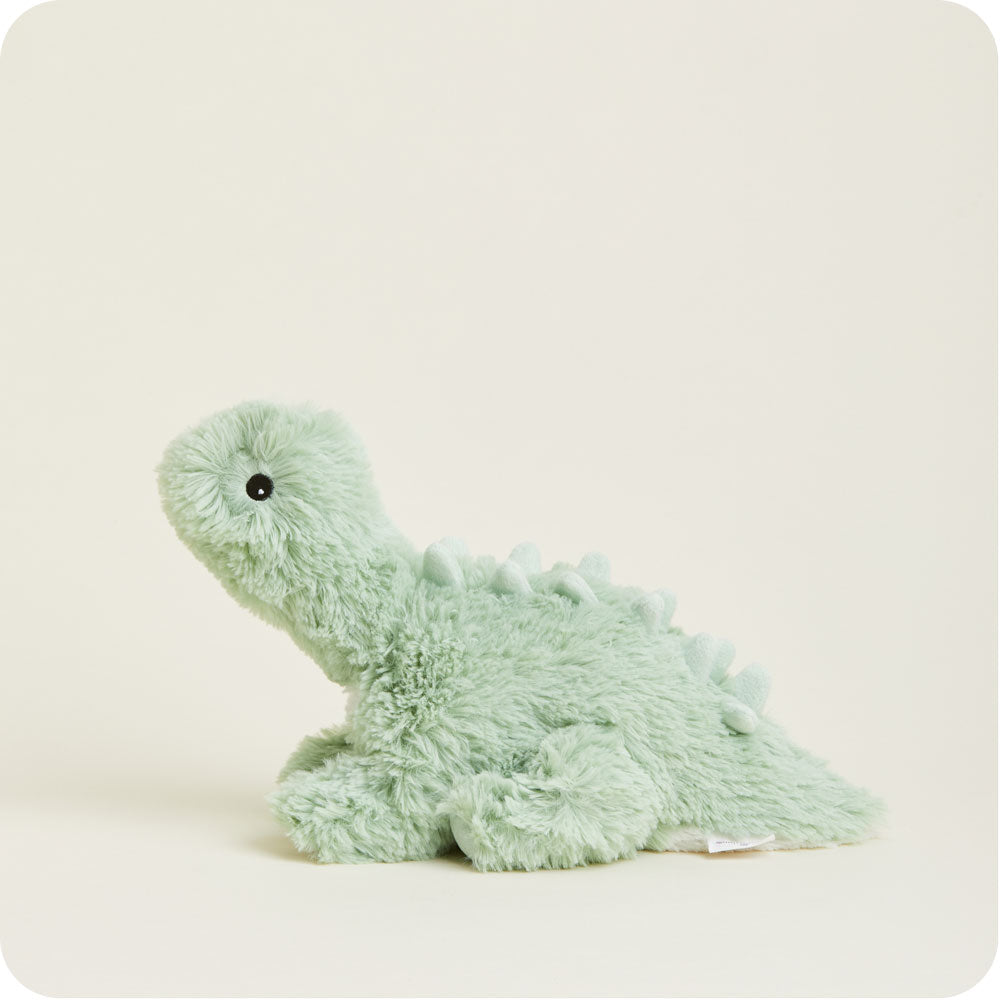 Green Long Neck Dinosaur Warmies - Home Glow