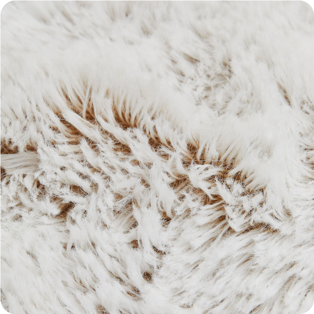 Marshmallow Brown Heart Heat Pad Warmies - Daily Balance