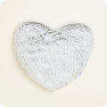 Marshmallow Gray Heart Heat Pad Warmies - Smooth Support