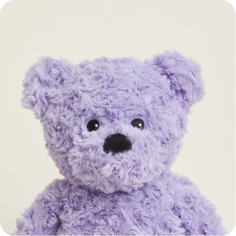 Purple Curly Bear Warmies - Clean Mood