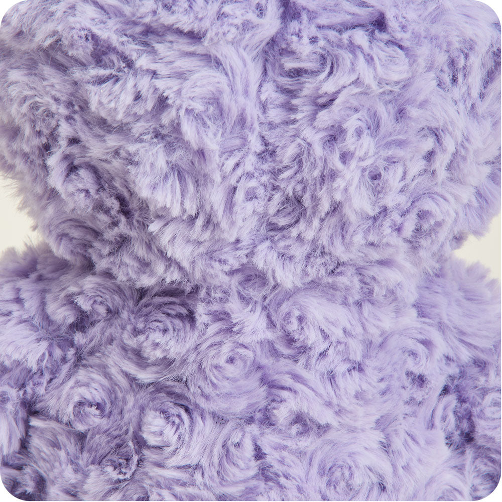 Purple Curly Bear Warmies - Clean Mood