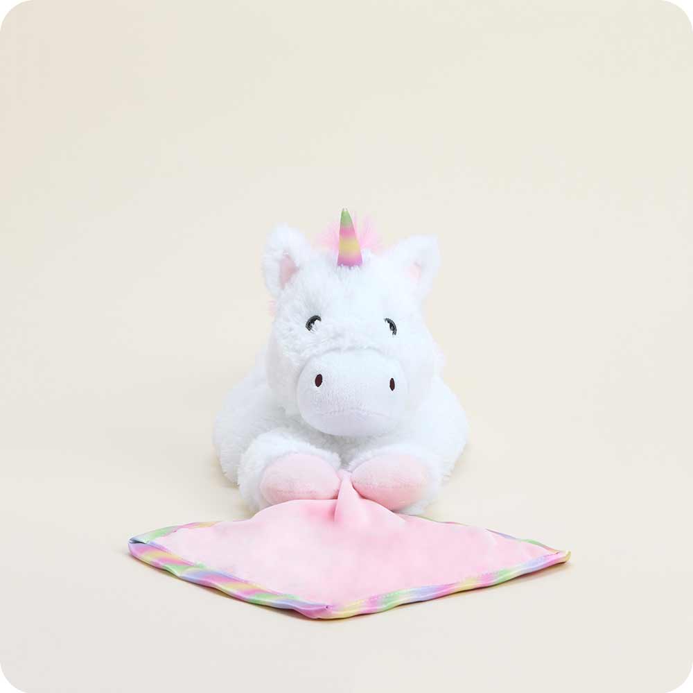 Unicorn Blankie Warmies - Soft Glow