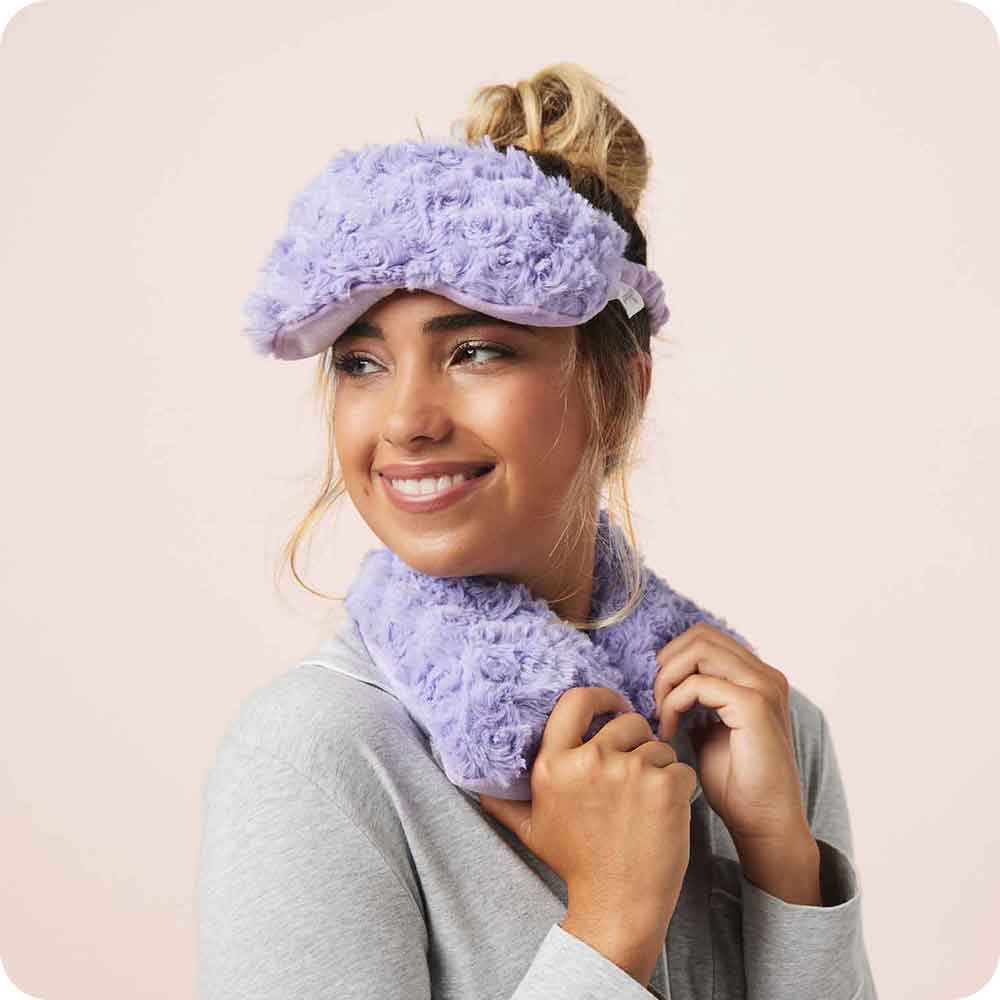 Curly Purple Neck Wrap Warmies - Daily Pack