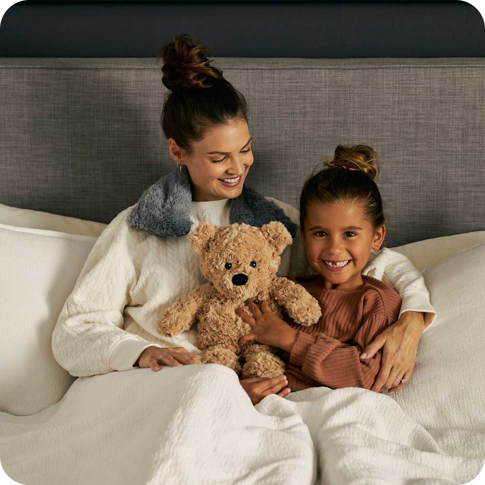 Brown Curly Bear Warmies - Fresh Notes