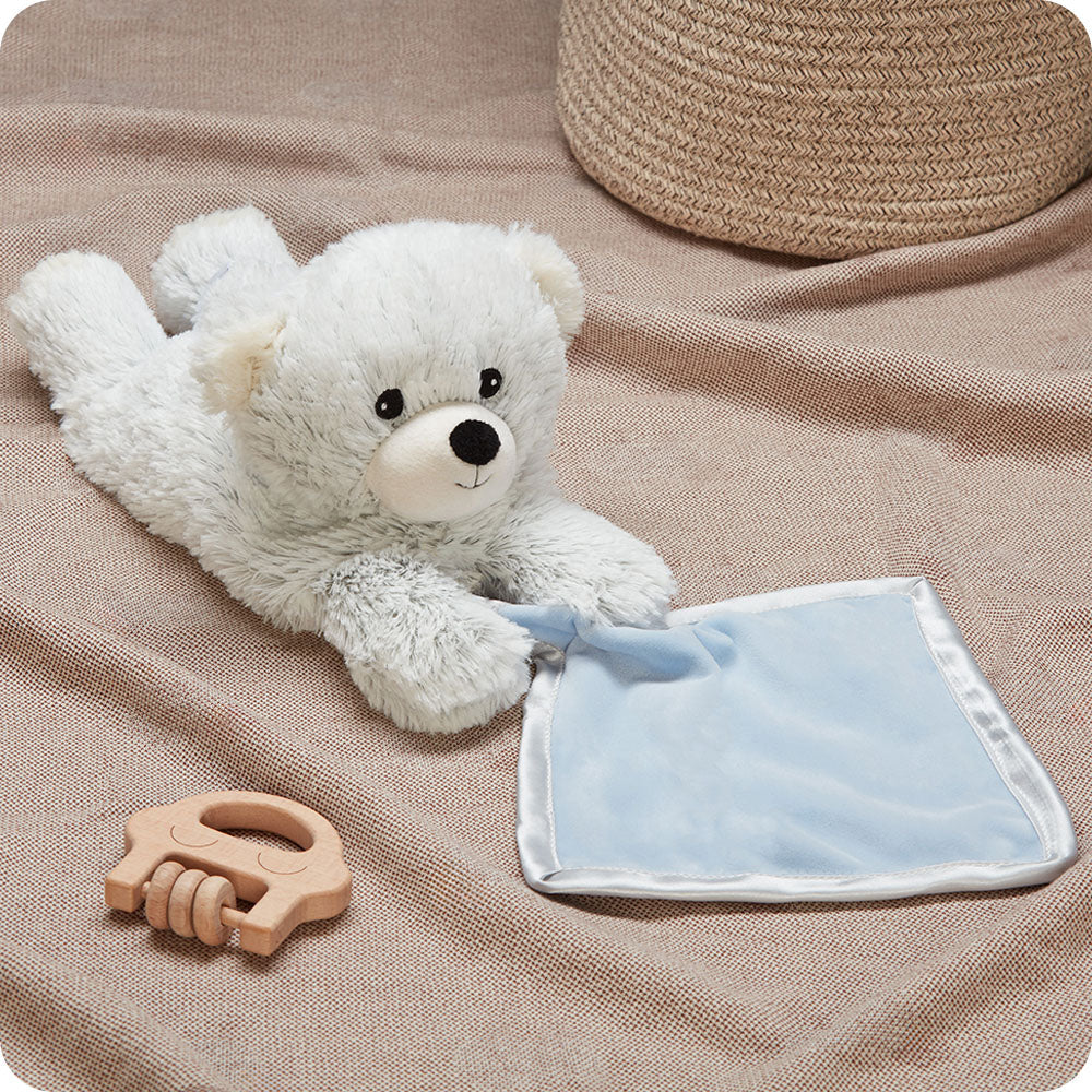 Marshmallow Bear Blankie Warmies - Bright Scent