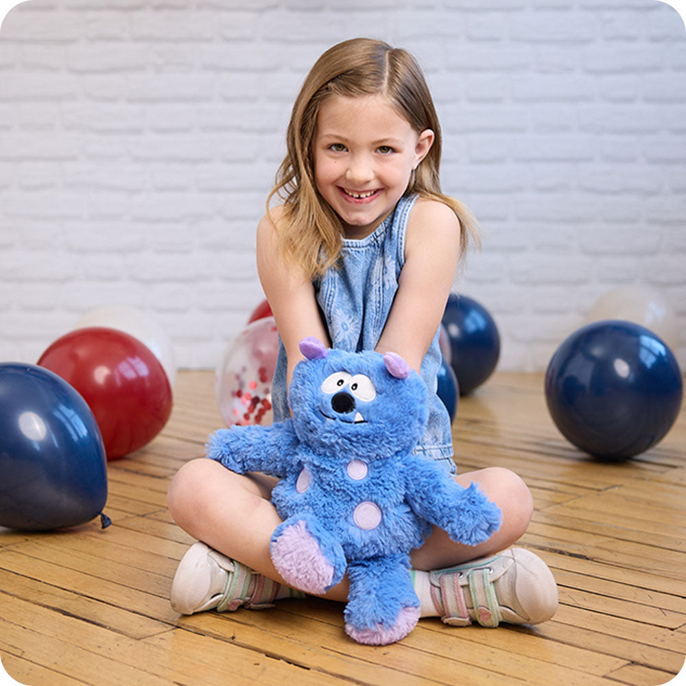 Blue Monster Warmies - Home Glow
