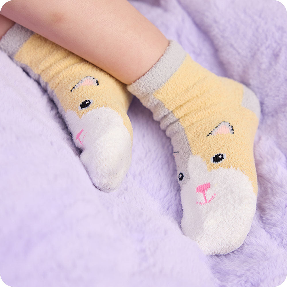 Calico Cat Non-Slip Socks - Quiet Comfort