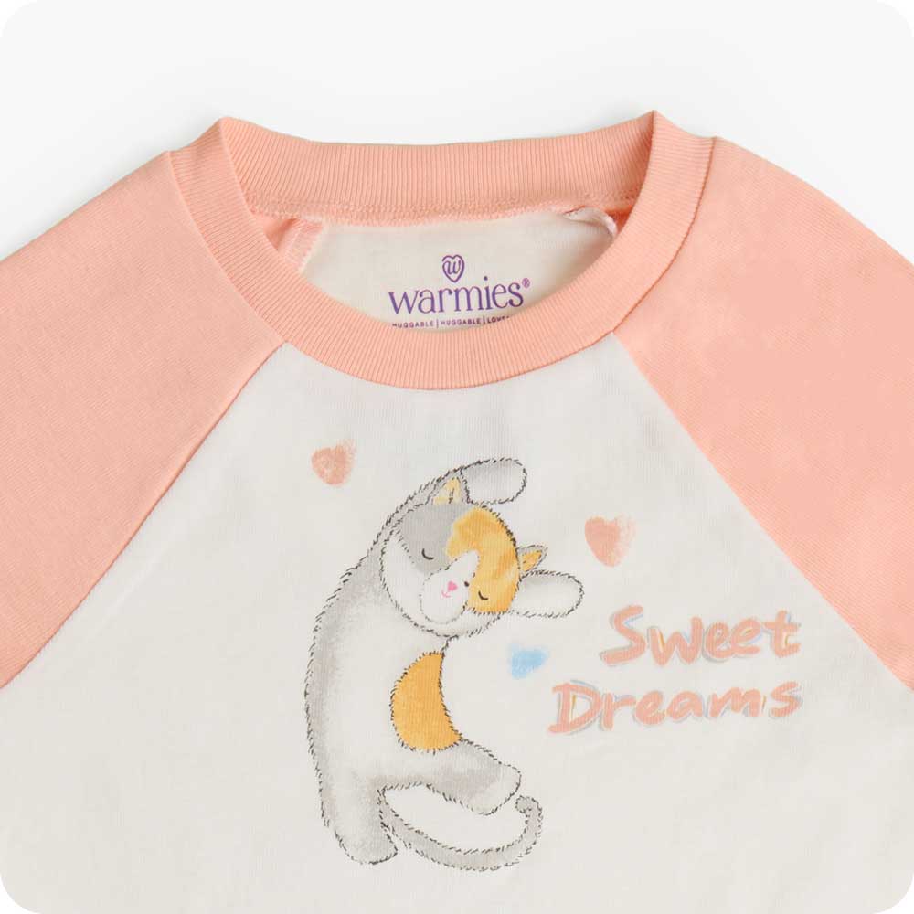Calico Cat Shorties Pajamas - Cozy Bedtime