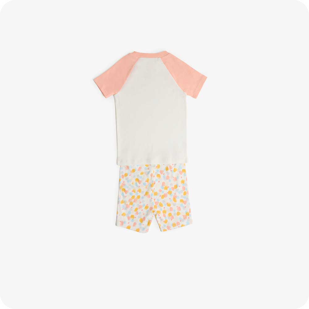Calico Cat Shorties Pajamas - Cozy Bedtime
