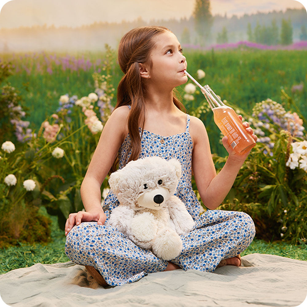Marshmallow Bear Warmies - Home Glow