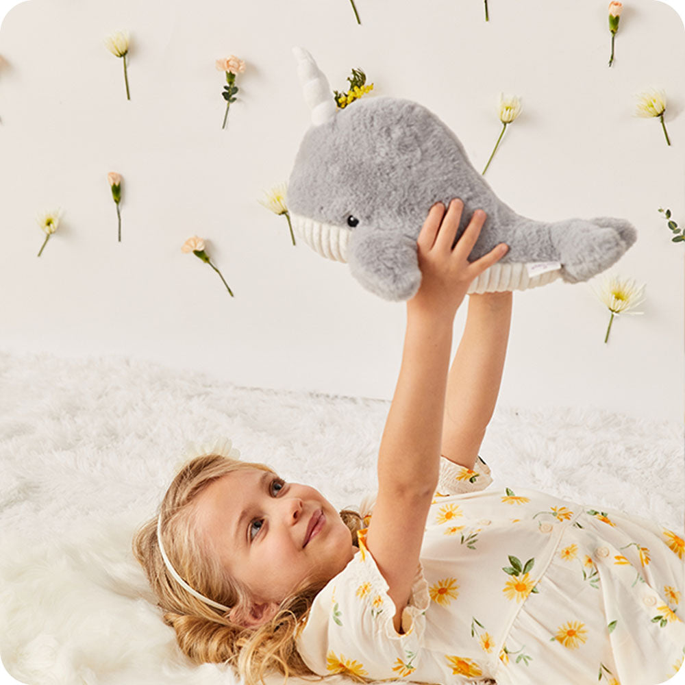 Narwhal Warmies - Cozy Glow