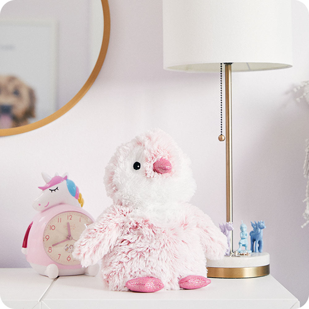 Pink Penguin Warmies - Cozy Glow