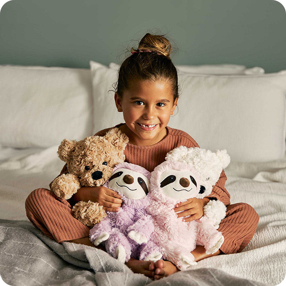 Purple Sloth Warmies - Cozy Glow