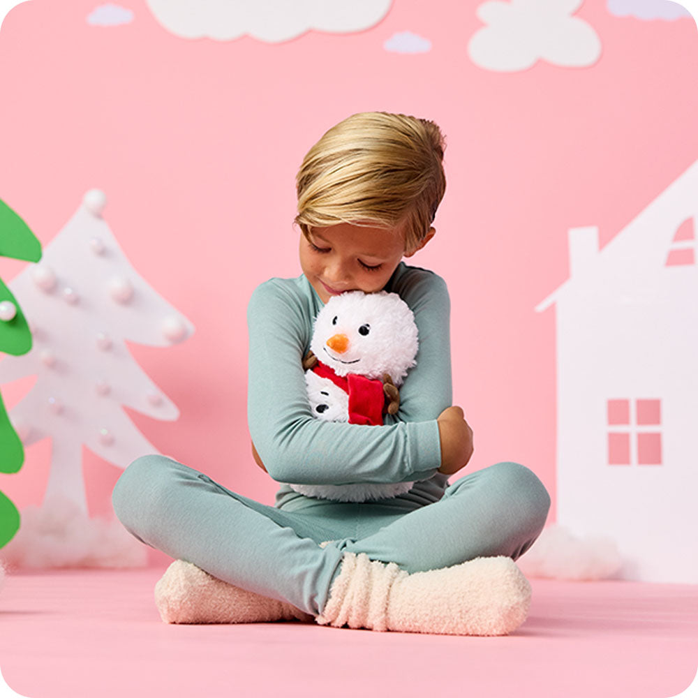 Red Scarf Snowman Warmies - Bright Scent