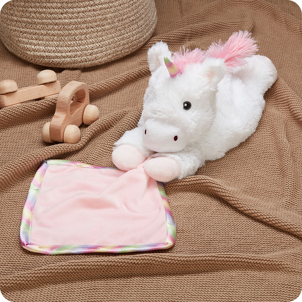 Unicorn Blankie Warmies - Soft Glow